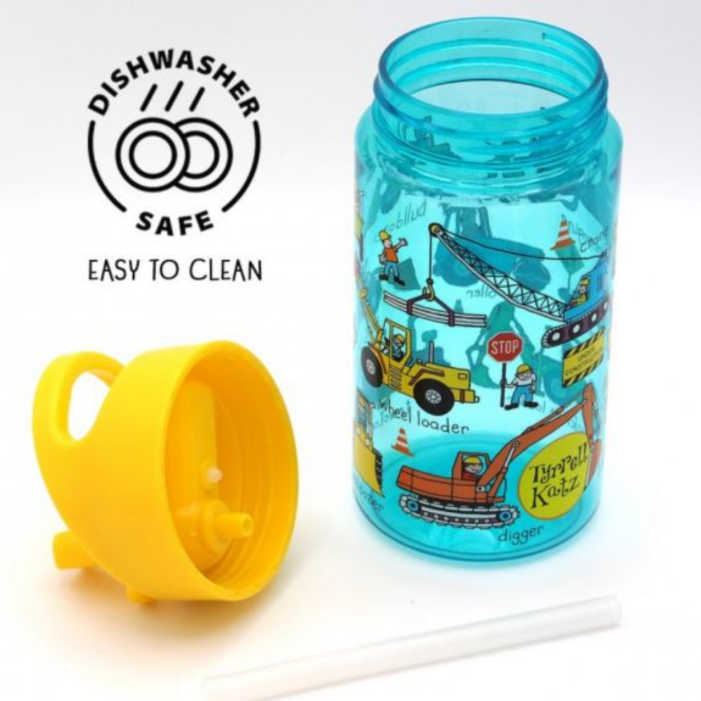 Tyrell Katz Tritan Tutmalı Pipetli Matara 400 ml Wheels