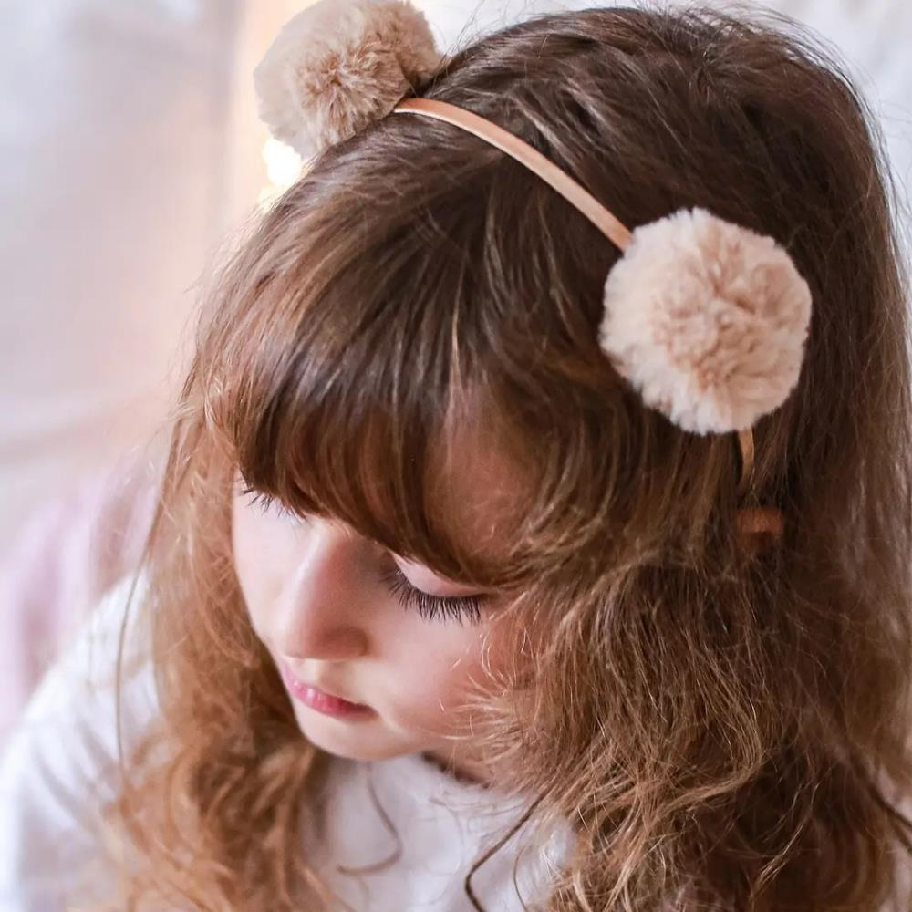 Mini & Kids Mini PonPon Taç Vizon