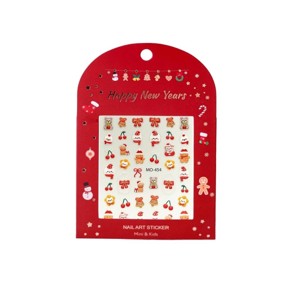 Mini & Kids Christmas Nail Sticker Bell