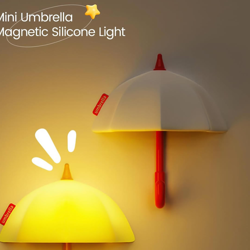 Acornia Şemsiye Şarjlı Gece Lambası Kırmızı