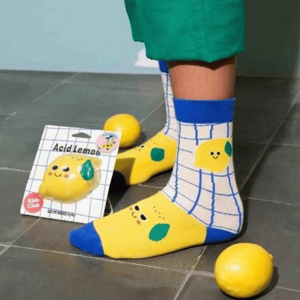 Eat My Socks Acid Lemon Çocuk Çorap 5-10 Yaş