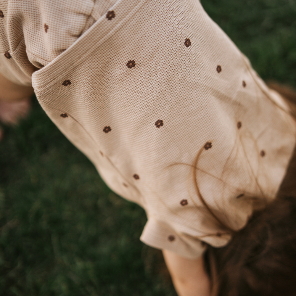 Kiraz Kids Çiçek Desenli %100 Pamuklu Yazlık Takım