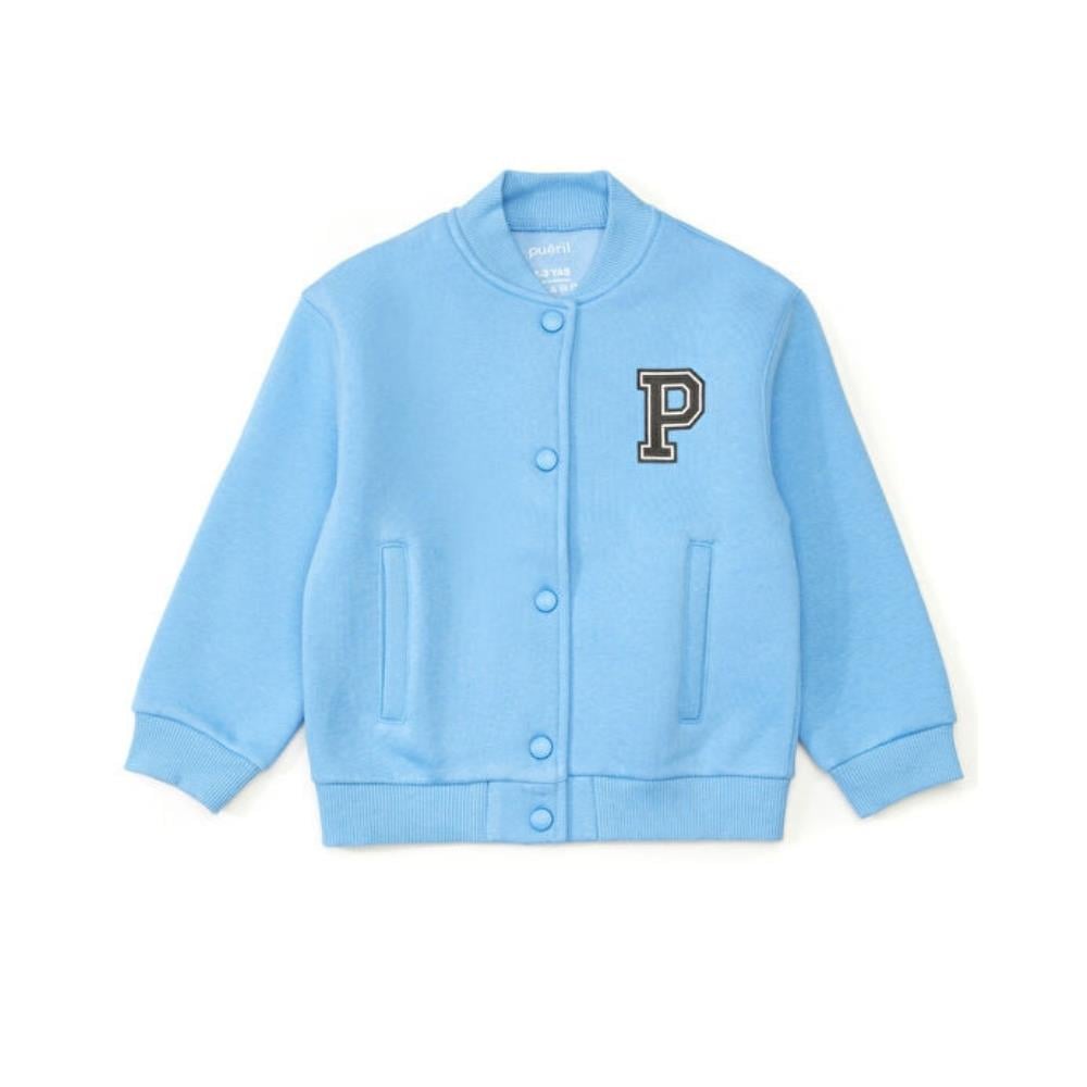 Pueril Kids Çocuk Bomber Ceket Şardonlu Gökyüzü Mavisi