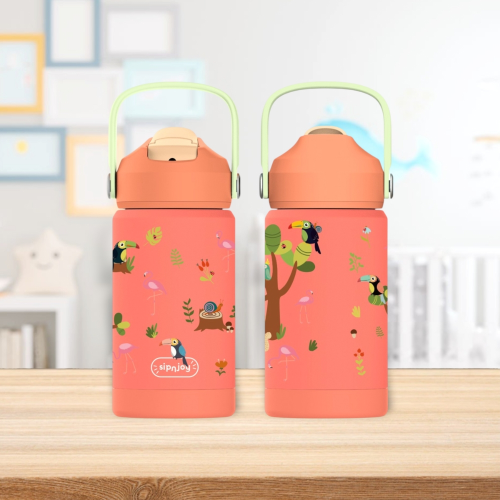 SipnJoy FlipSip Çocuk Su Termosu 360 ml Jungle Jam