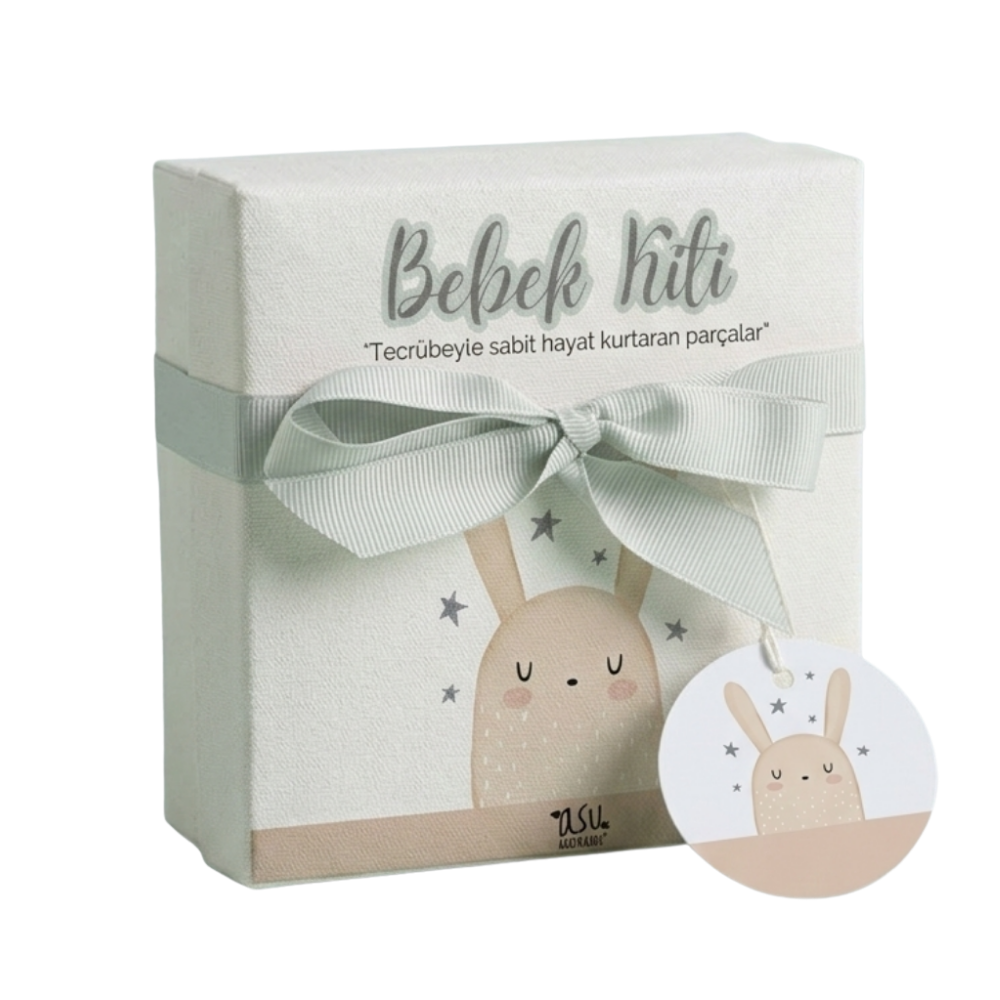 Asu Baby Sleepy Bunny Organik Pamuk Hediye Bebek Kiti