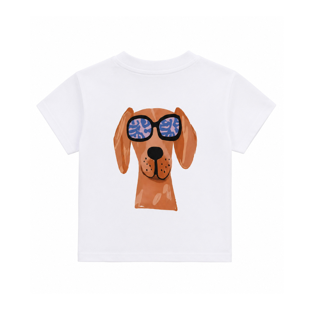 Midu & Fun Puppy Love Beyaz Tişört