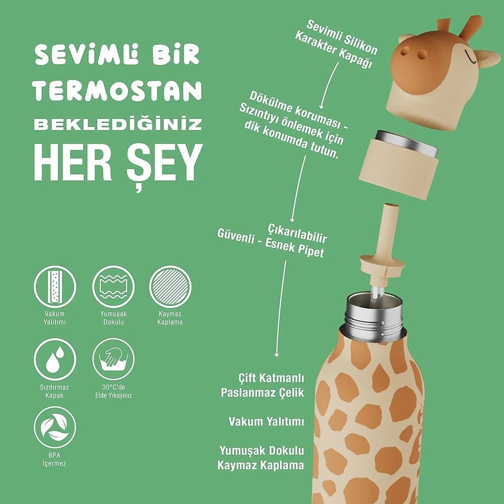 Asobu Bestie Bottle Termos | Giraffe