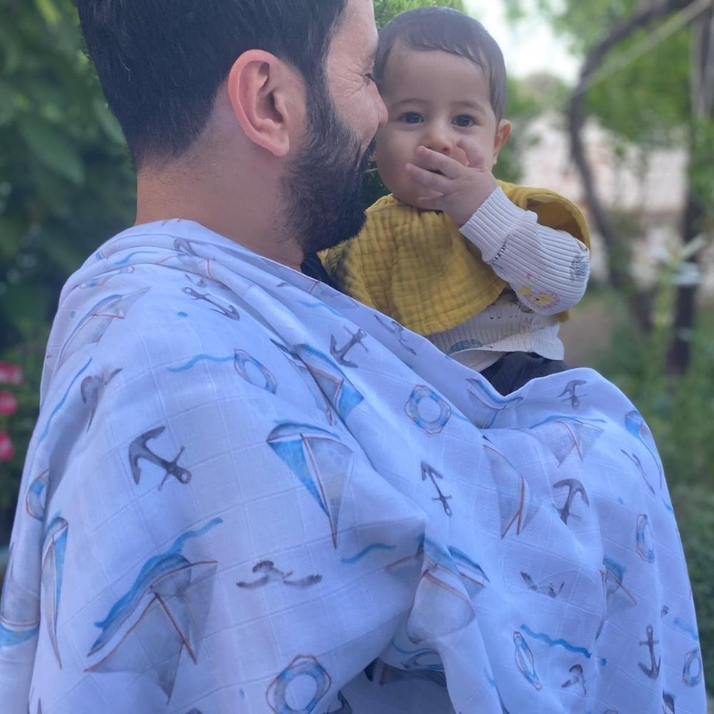 Münü Design Müslin Örtü Yelken