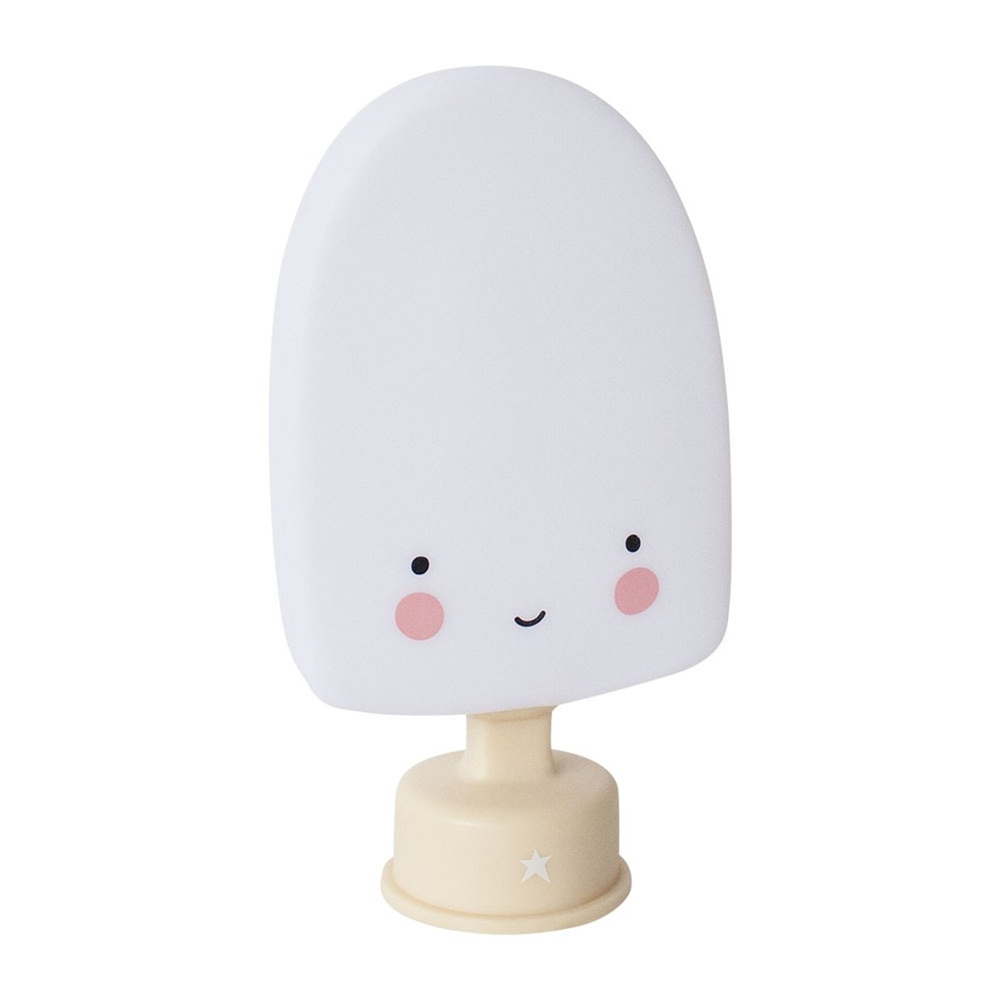 A Little Lovely Company Mini Lamba Çubukta Dondurma Beyaz