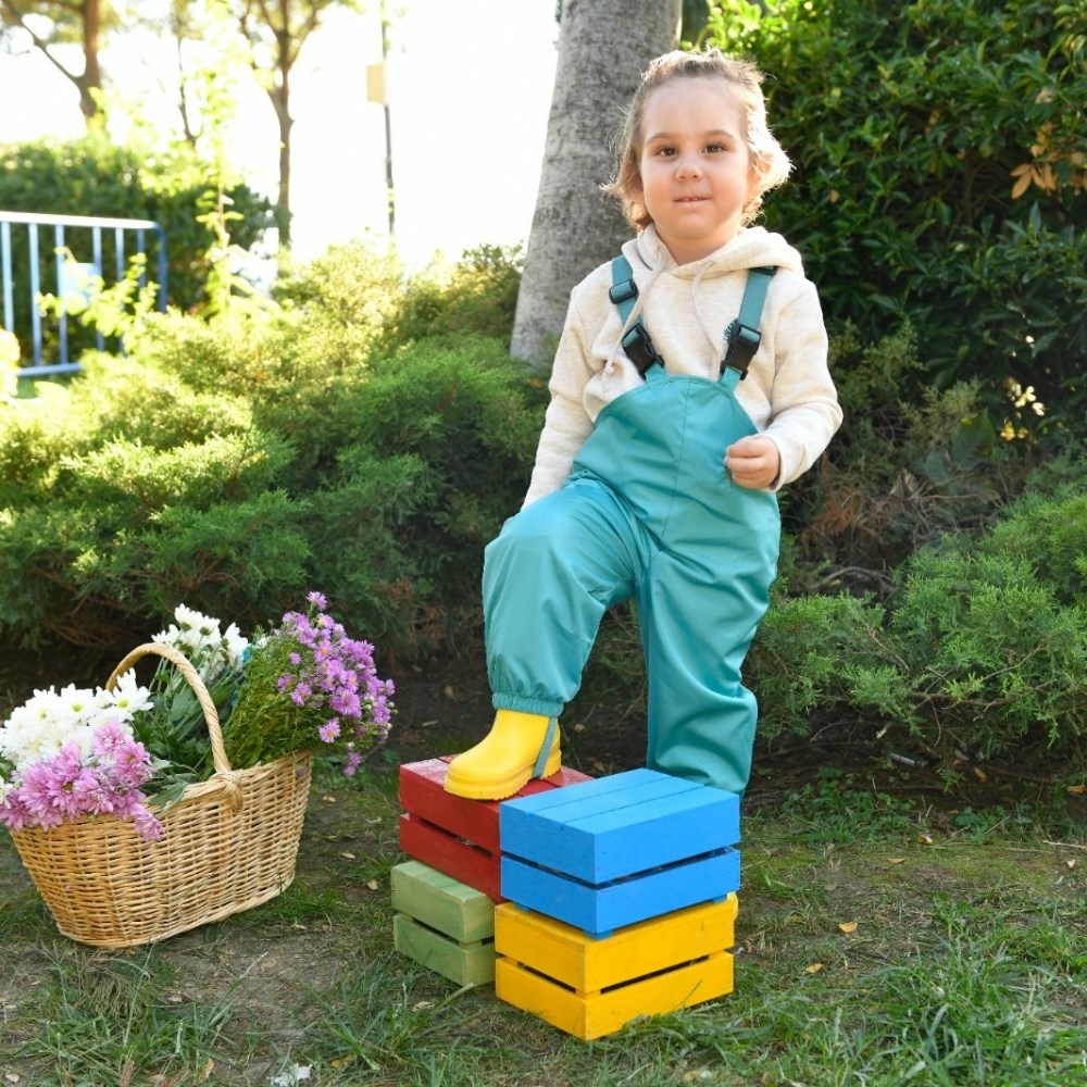Green Attitude Su Geçirmez Yağmur Tulumu Yeşil