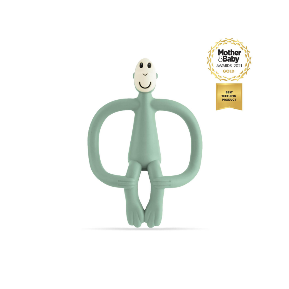 Matchstick Monkey Silikon Diş Kaşıyıcı Monkey Yeşil