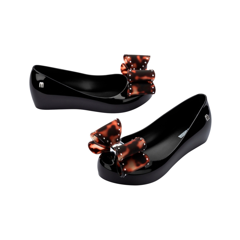 Mini Melissa Ultragirl Classic Bow Inf Çocuk Babet | Siyah