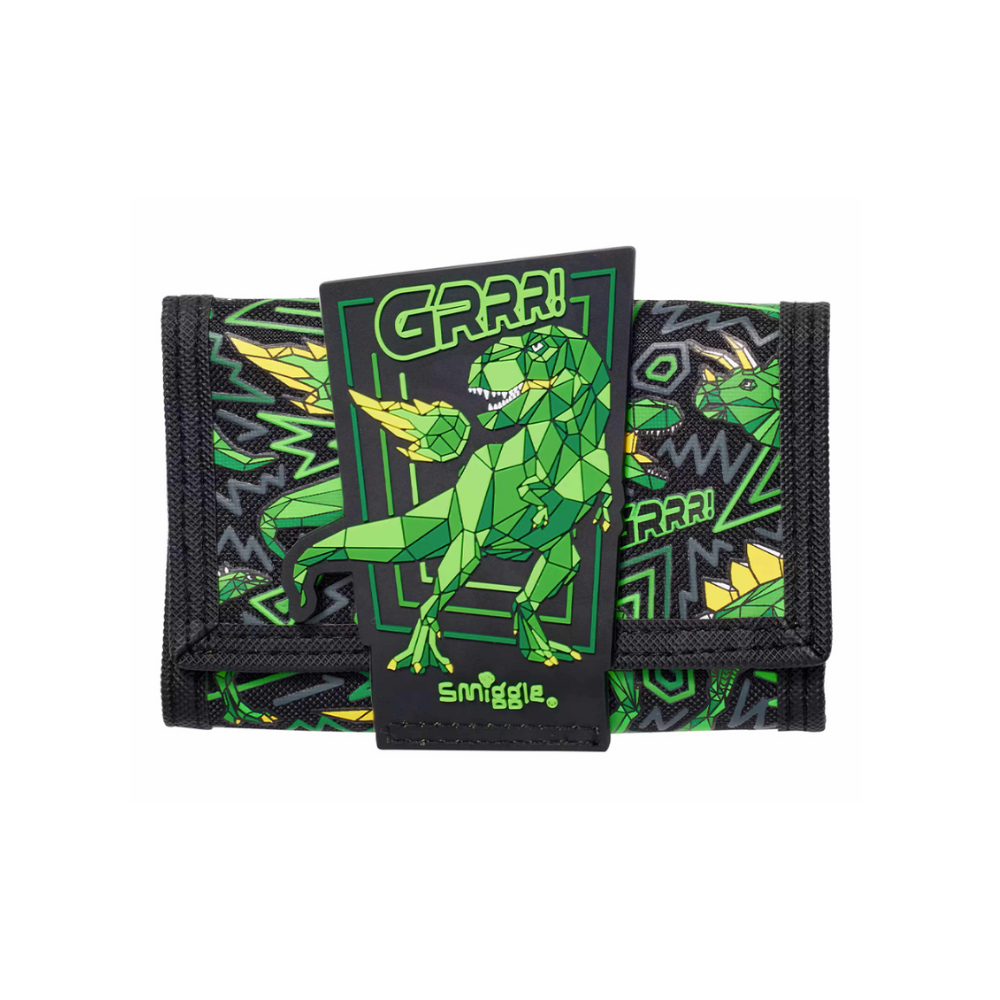 Smiggle Wild Side Dinozor Desenli Erkek Çocuk Cüzdan