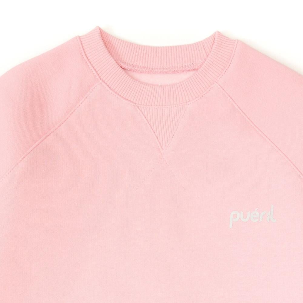 Pueril Kids Şardonlu Klasik Çocuk Eşofman Takımı | Şeker Pembe