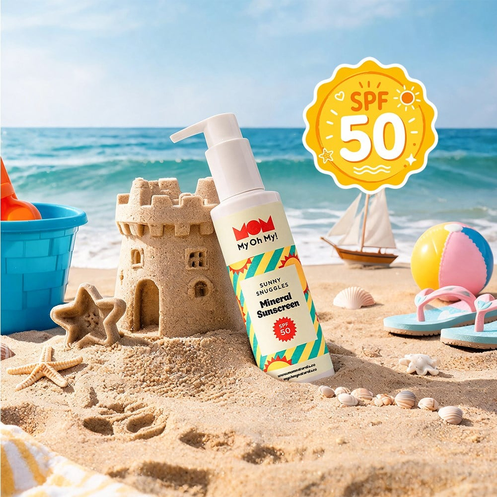 My Oh My! Naturals Sunny Snuggles-SPF50+ Bitkisel Doğal Vegan Güneş Losyonu 150 ml