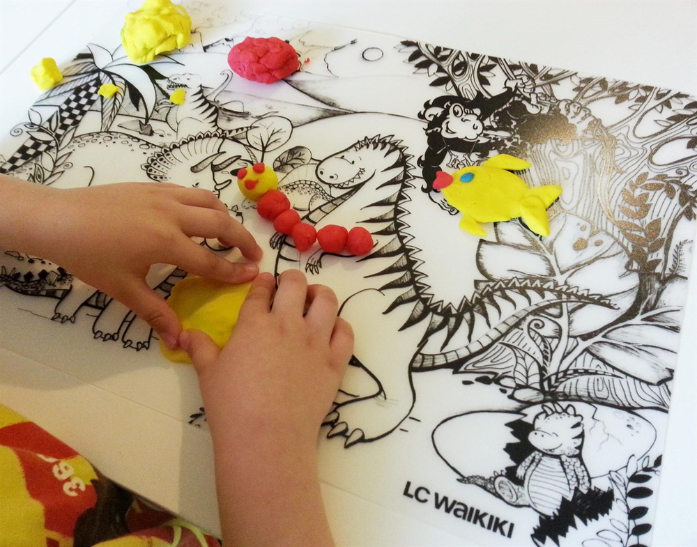 Akademi Çocuk Funny Mat Dinozorlar Çağı