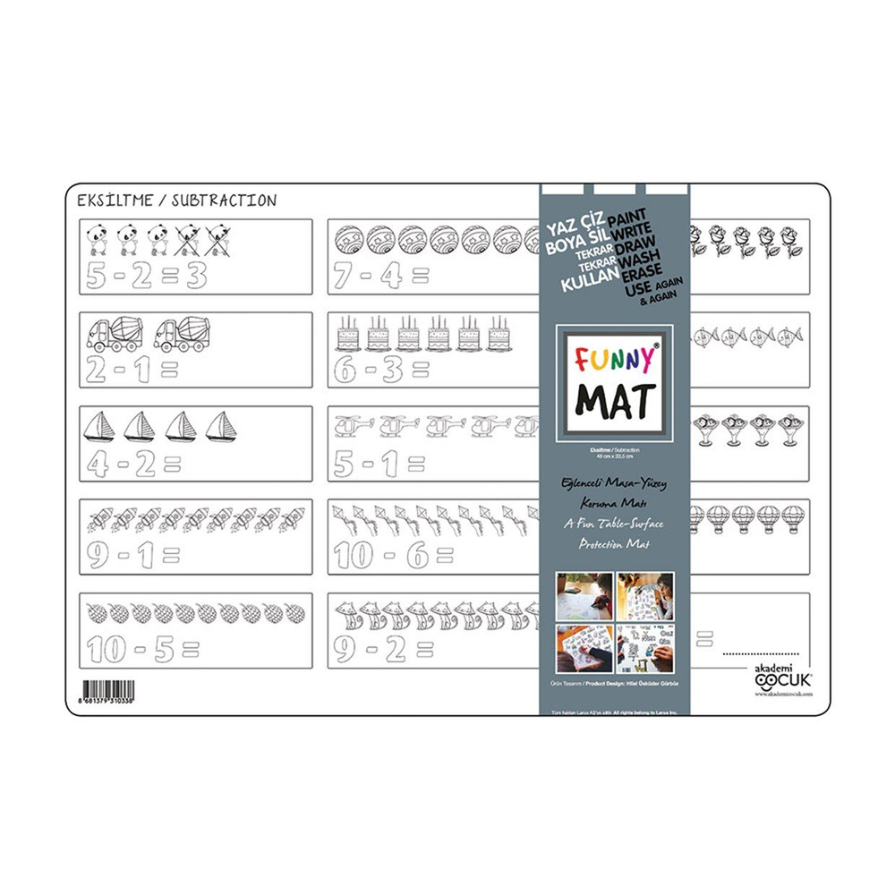 Akademi Çocuk Funny Mat Eksiltme