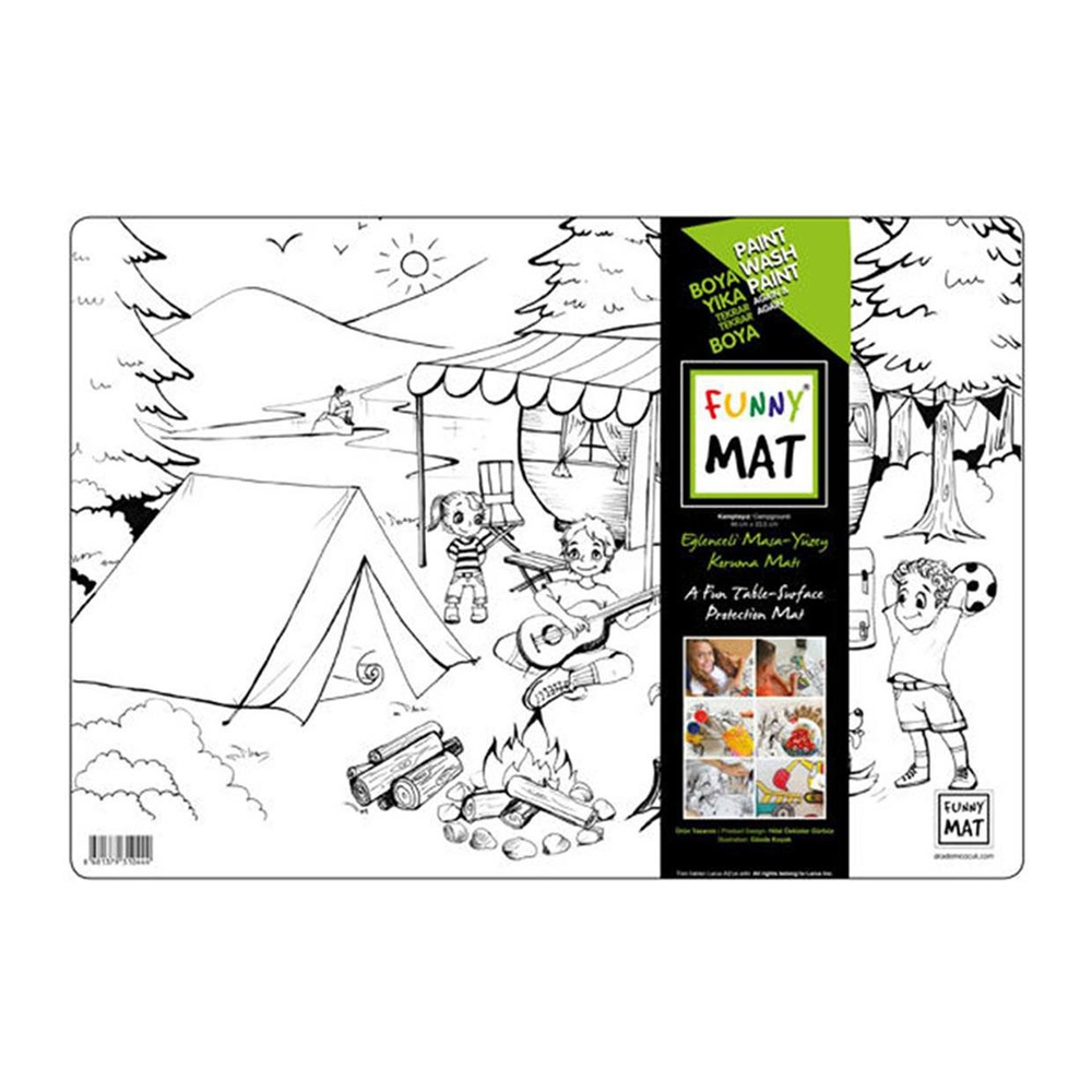Akademi Çocuk Funny Mat Kamptayız
