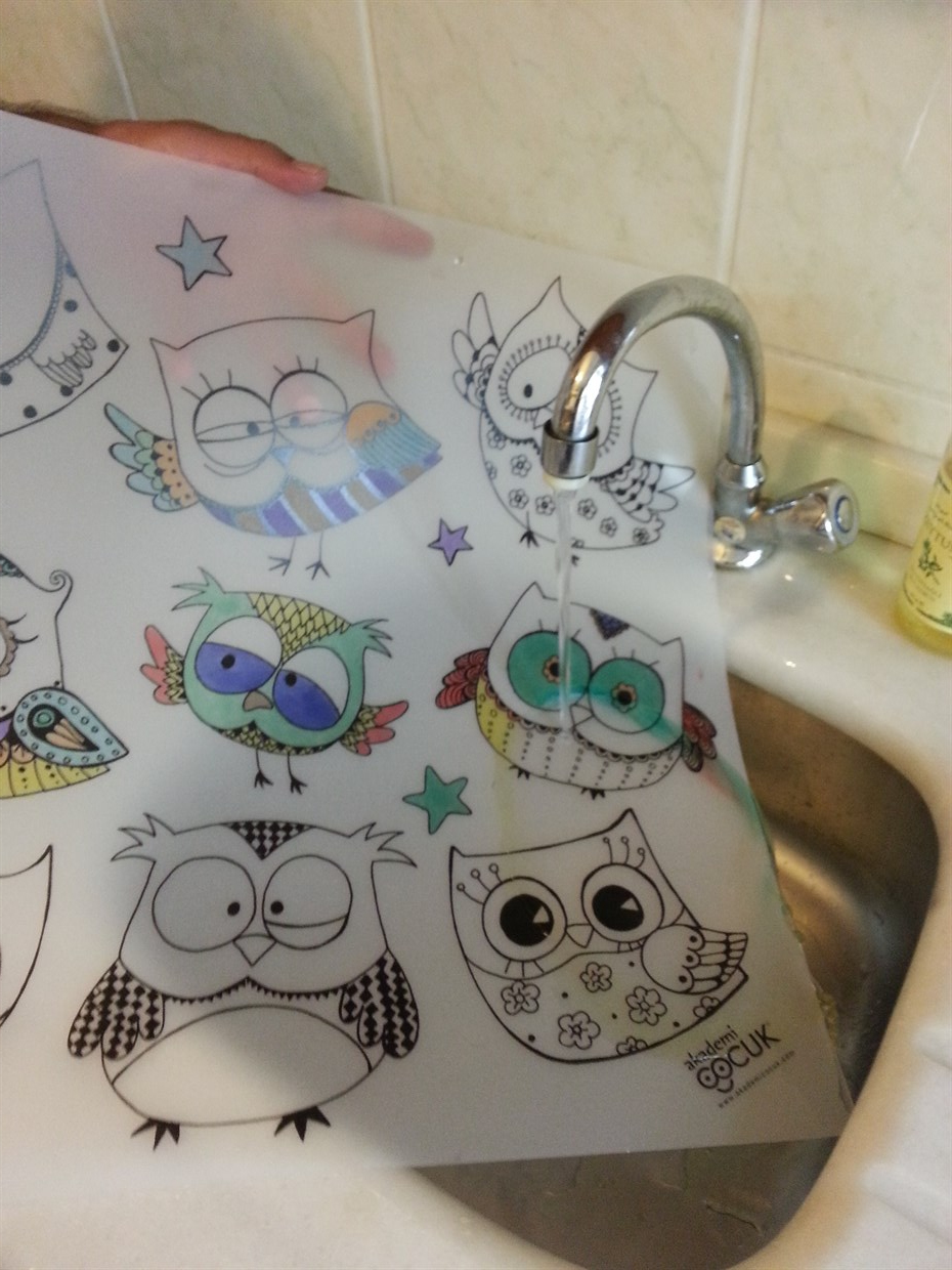 Akademi Çocuk Funny Mat Şaşkın Baykuşlar