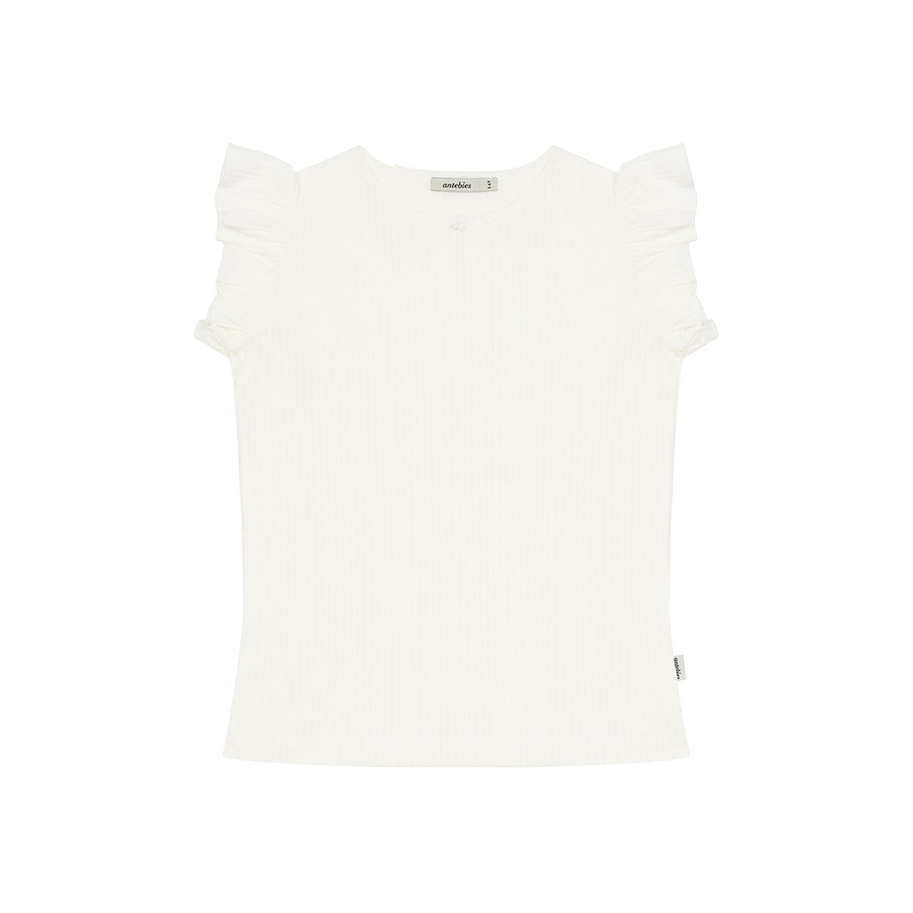 All White Jacquard Rib Şortlu Pijama Takımı