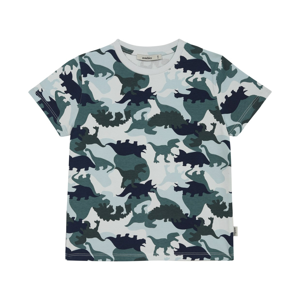 Antebies Camouflage Dino Kısa Kollu Pijama Takımı