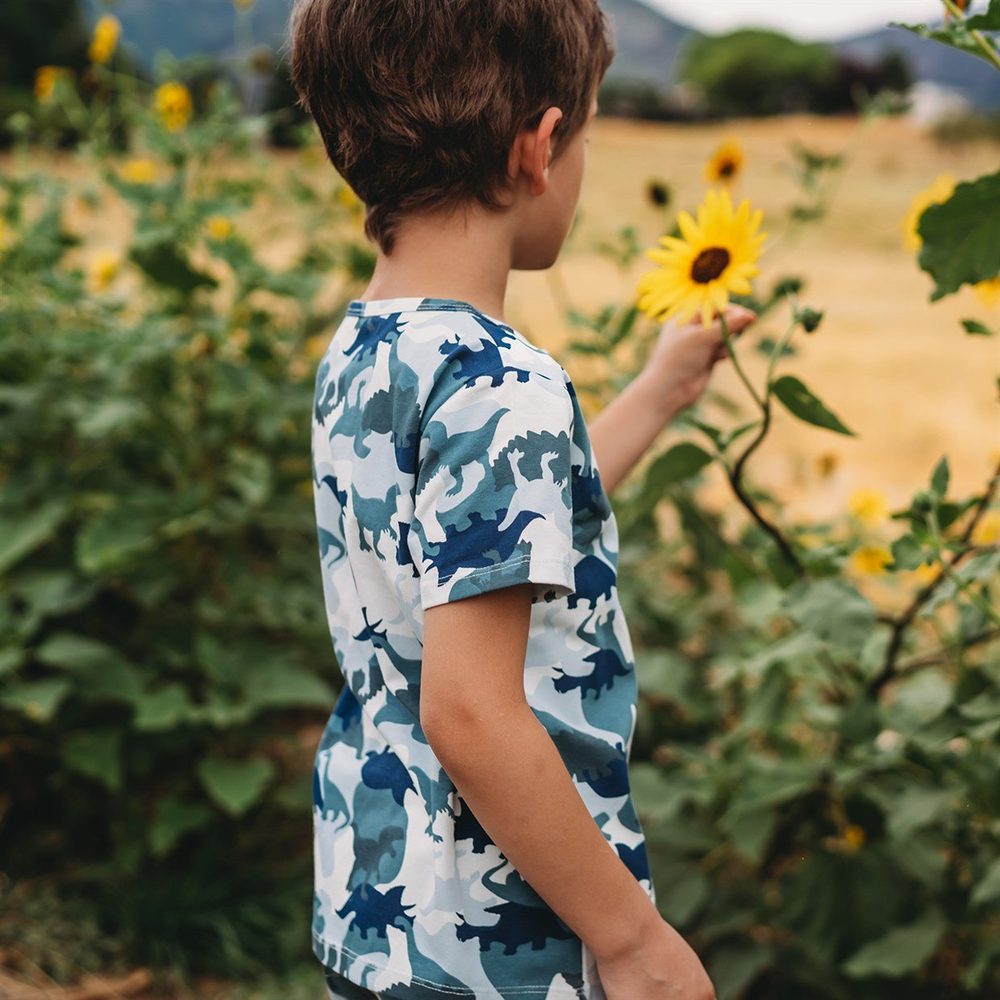 Antebies Camouflage Dino Şortlu Pijama Takımı