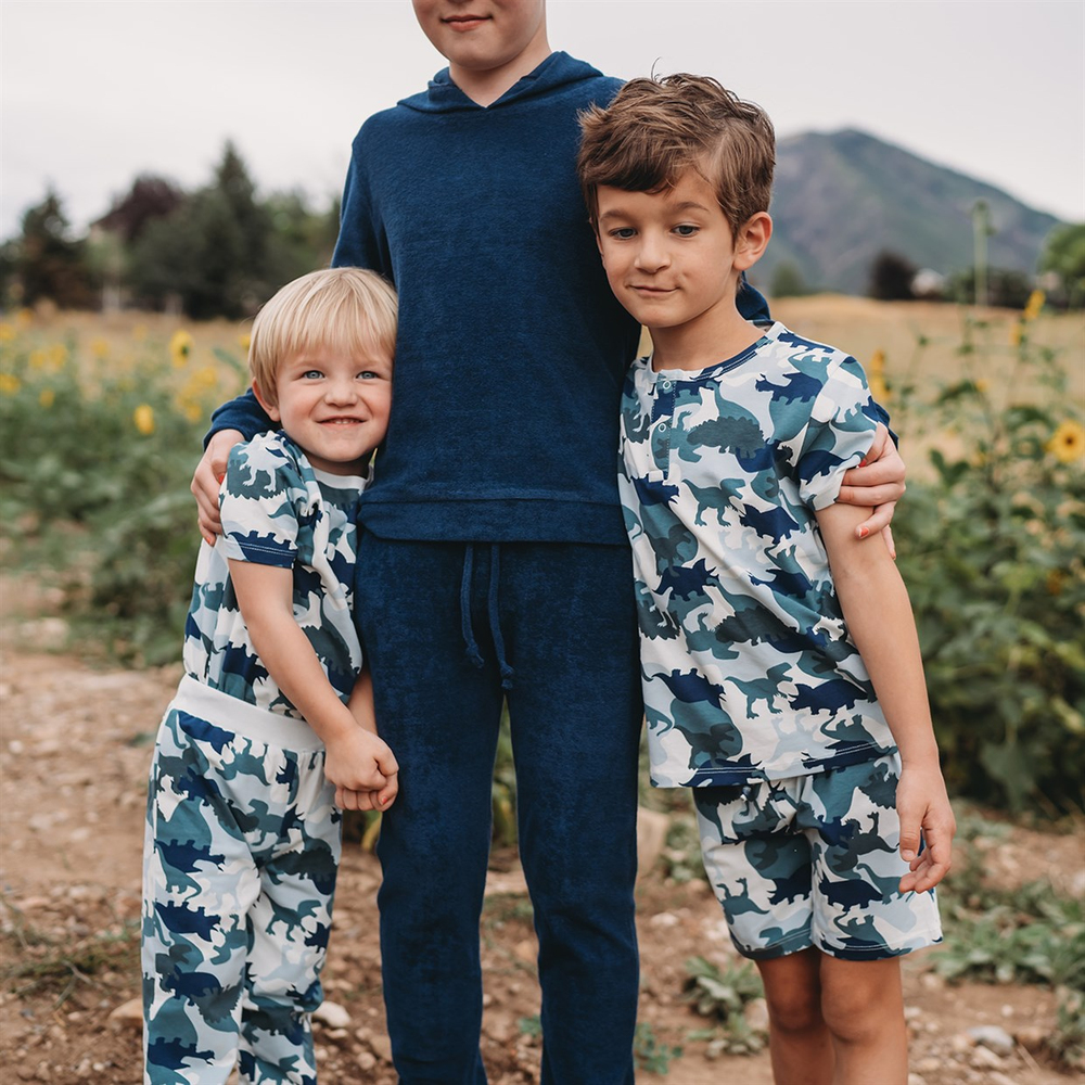 Antebies Camouflage Dino Şortlu Pijama Takımı