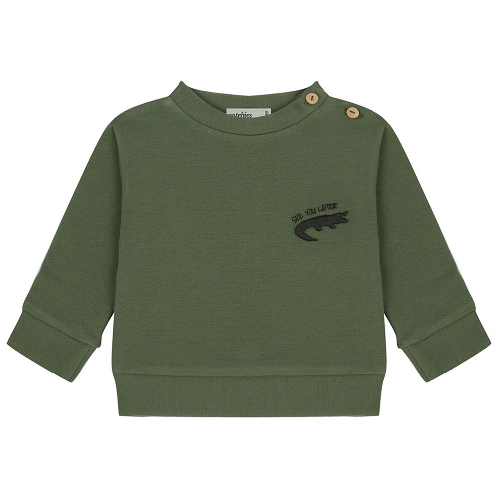 Antebies Crocodile Fun Futter Sweatshirt Pantolon Takım