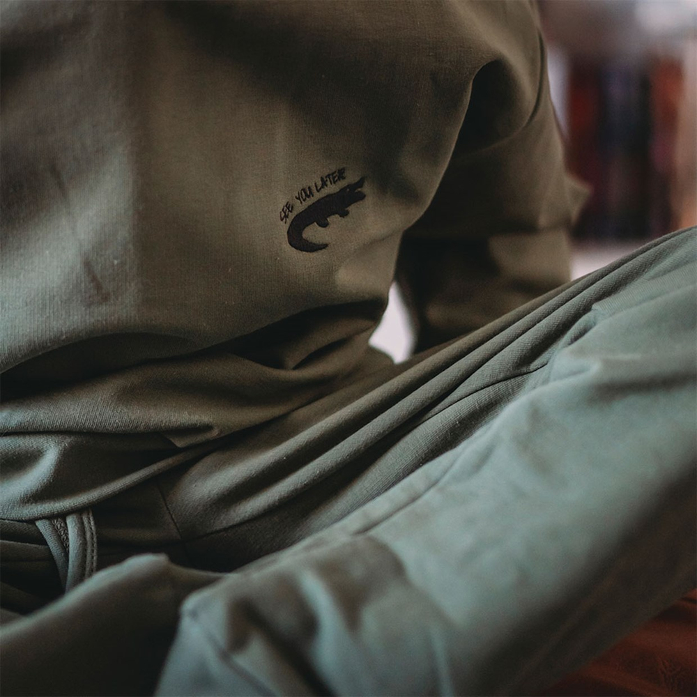 Antebies Crocodile Fun Futter Uzun Kollu Pijama Takımı