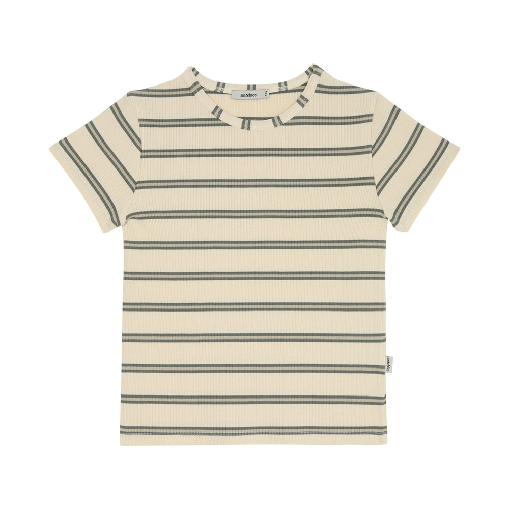Antebies Forest Stripe Kısa Kollu Pijama Takımı