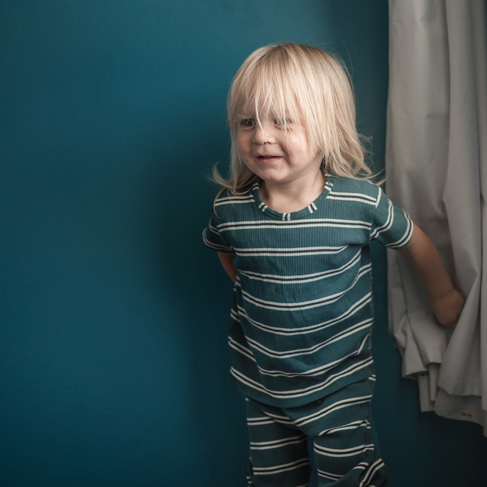 Antebies Galaxy Stripe Kısa Kollu Tişört