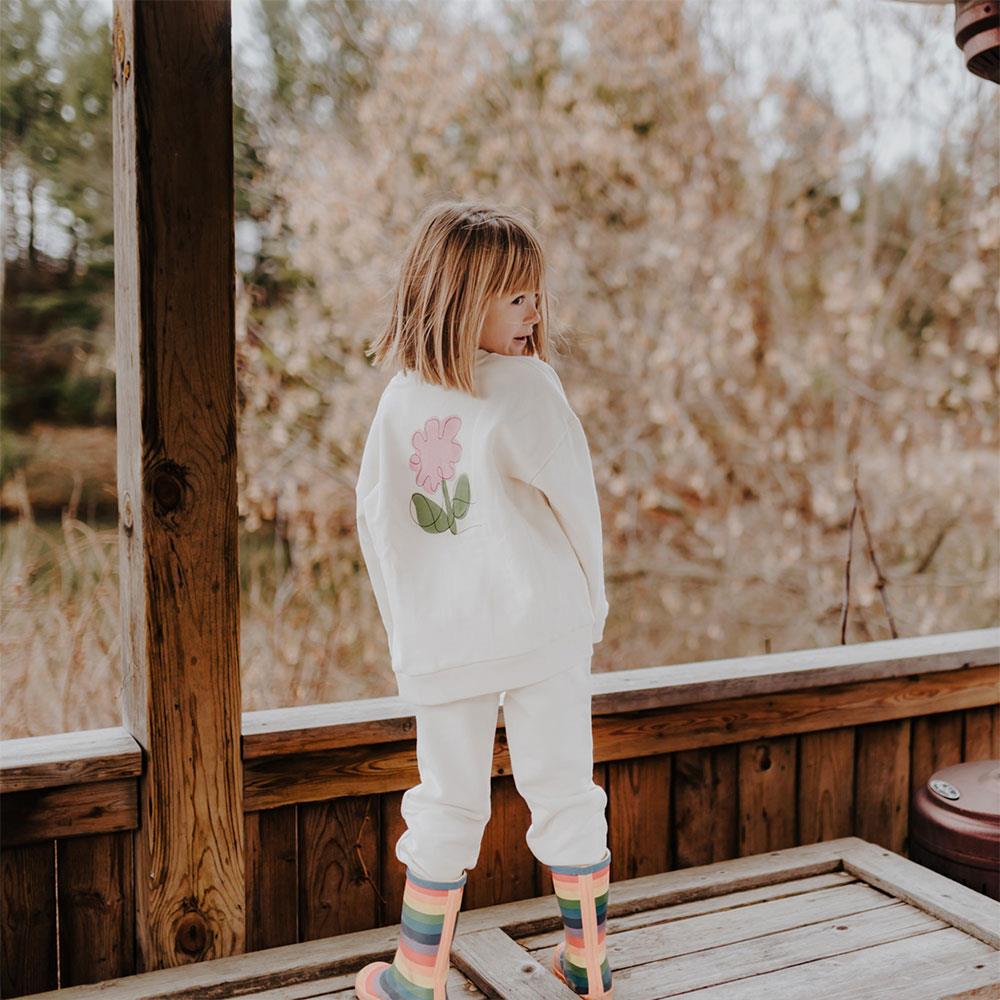 Antebies Les Fleurs Sweatshirt Krem