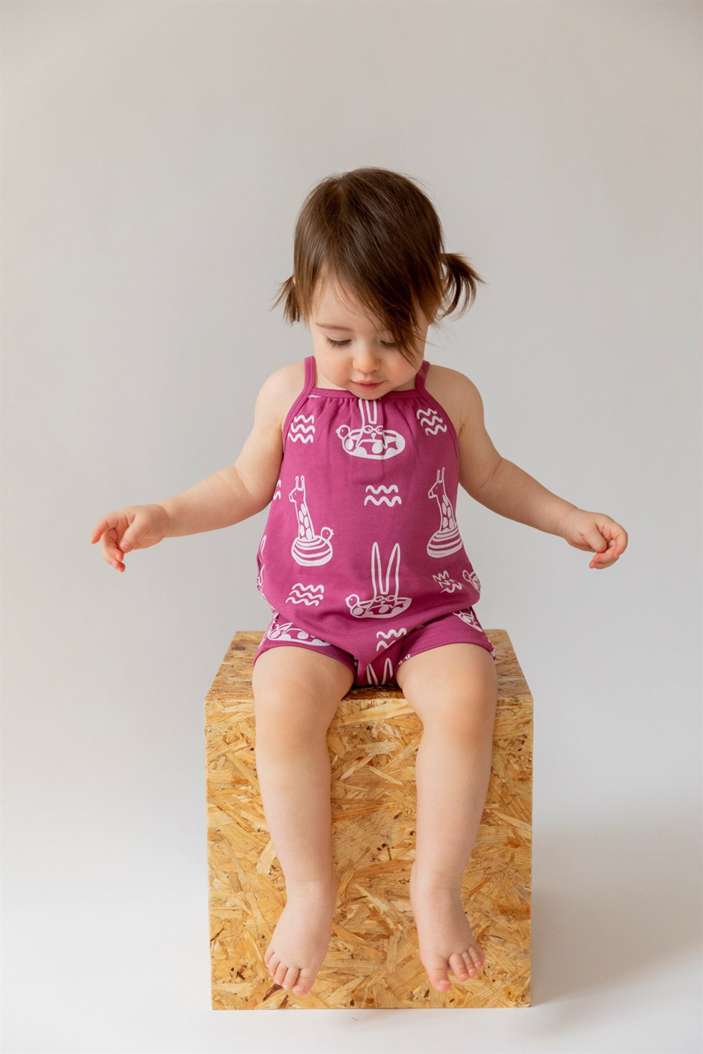 Aqua Romper - Mor