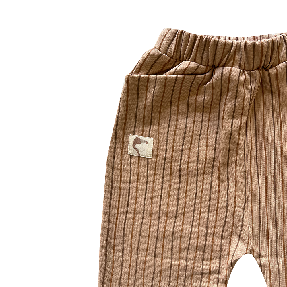 Auntie Me Organik Wavy Striped Eşofman Altı