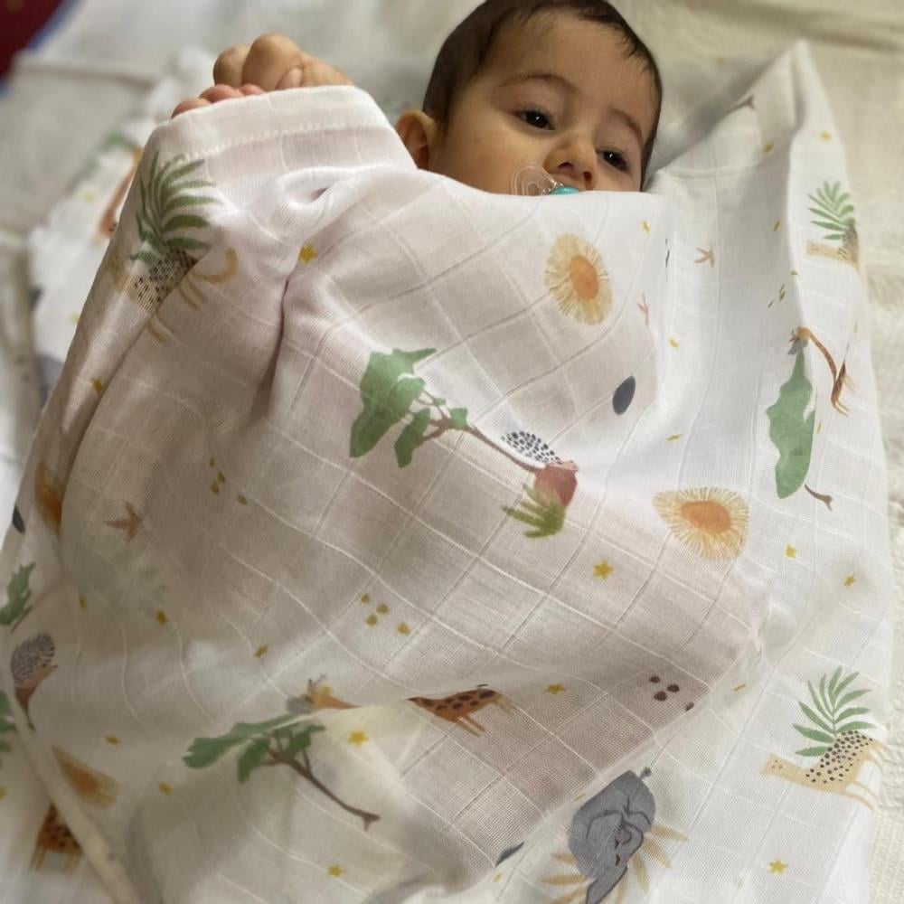 Münü Design Müslin Örtü Safari