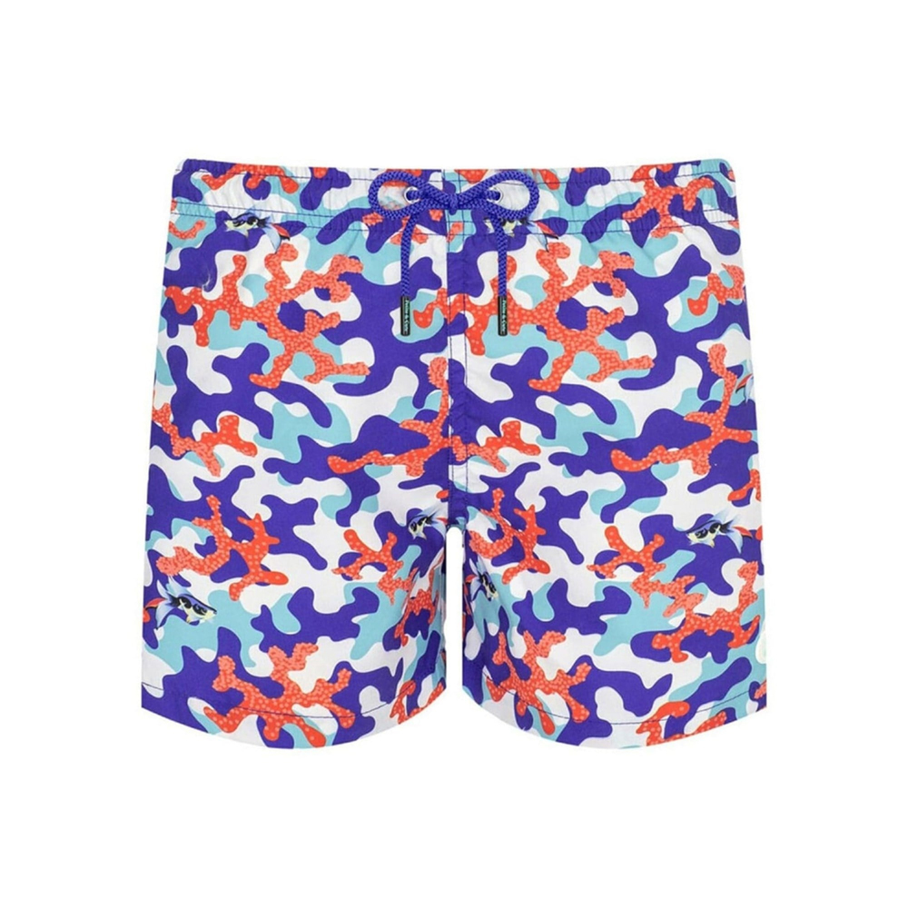 Petite & Cute Coral Camo Yetişkin Mayo Şort