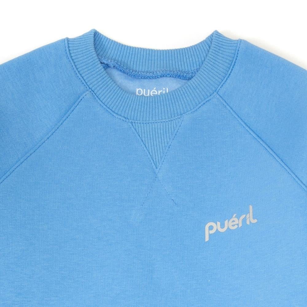 Pueril Kids Şardonlu Klasik Çocuk Eşofman Takımı | Gökyüzü Mavisi