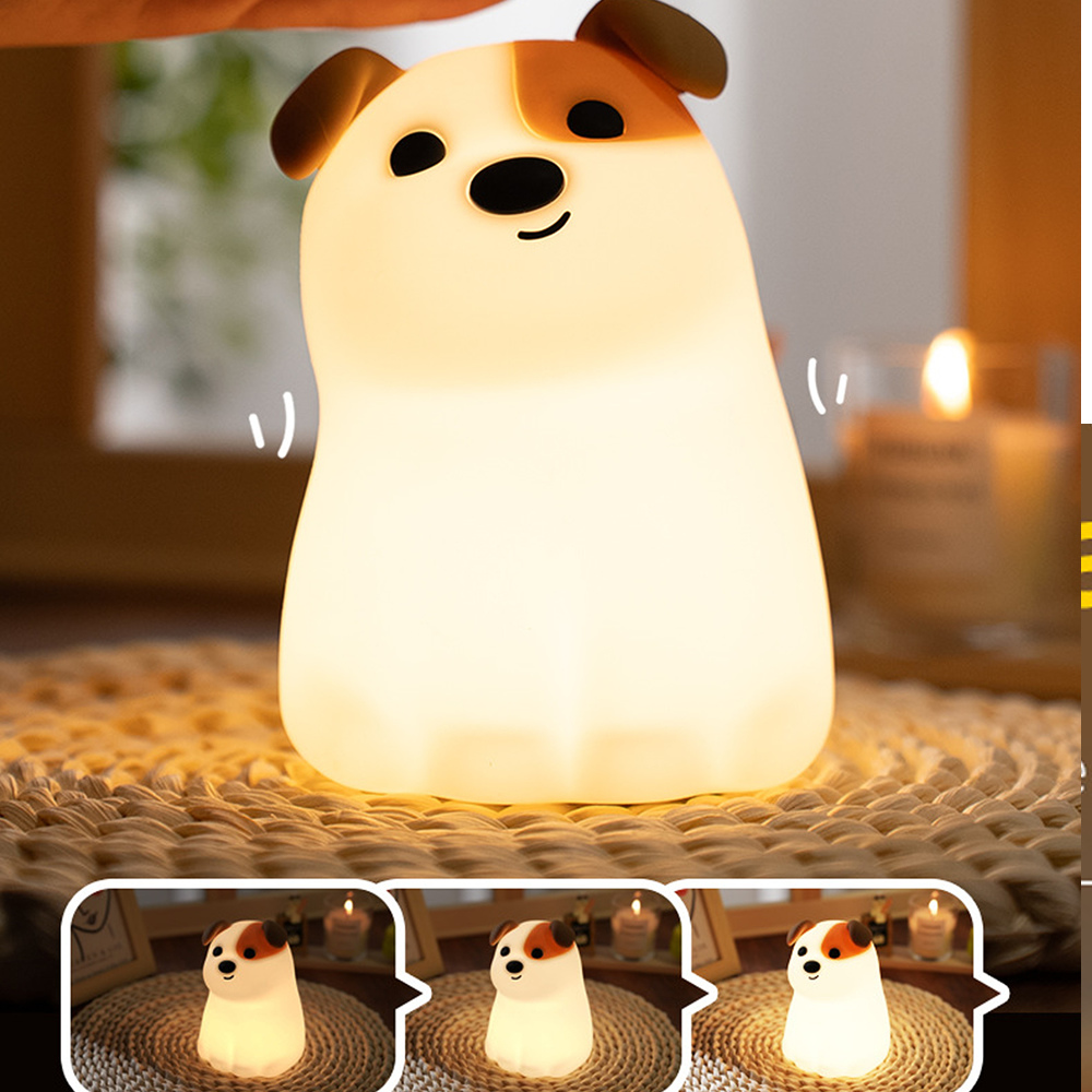 Acornia Sevimli Köpek Şarjlı Gece Lambası