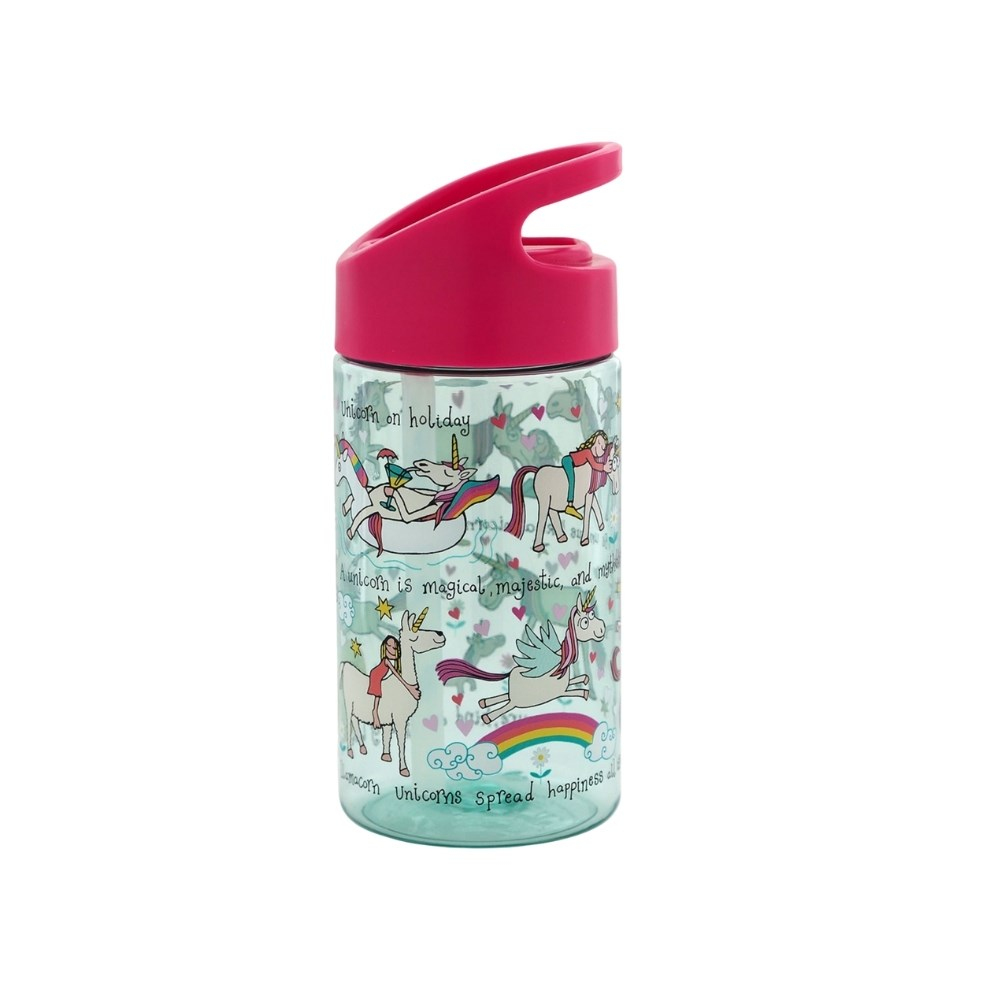 Tyrell Katz Tritan Tutmalı Pipetli Matara 400 ml Unicorn