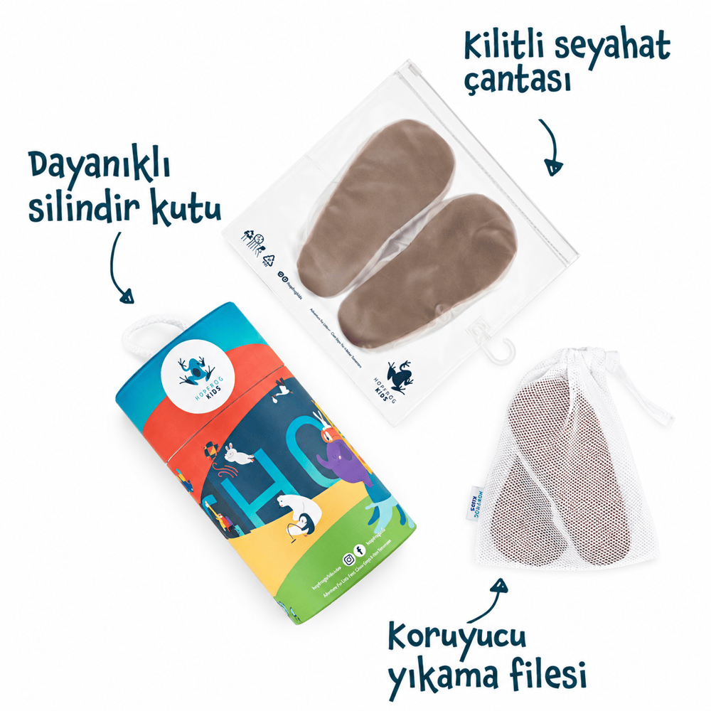 HopfrögFurry Furry Barefoot Patik Pembe Kürk