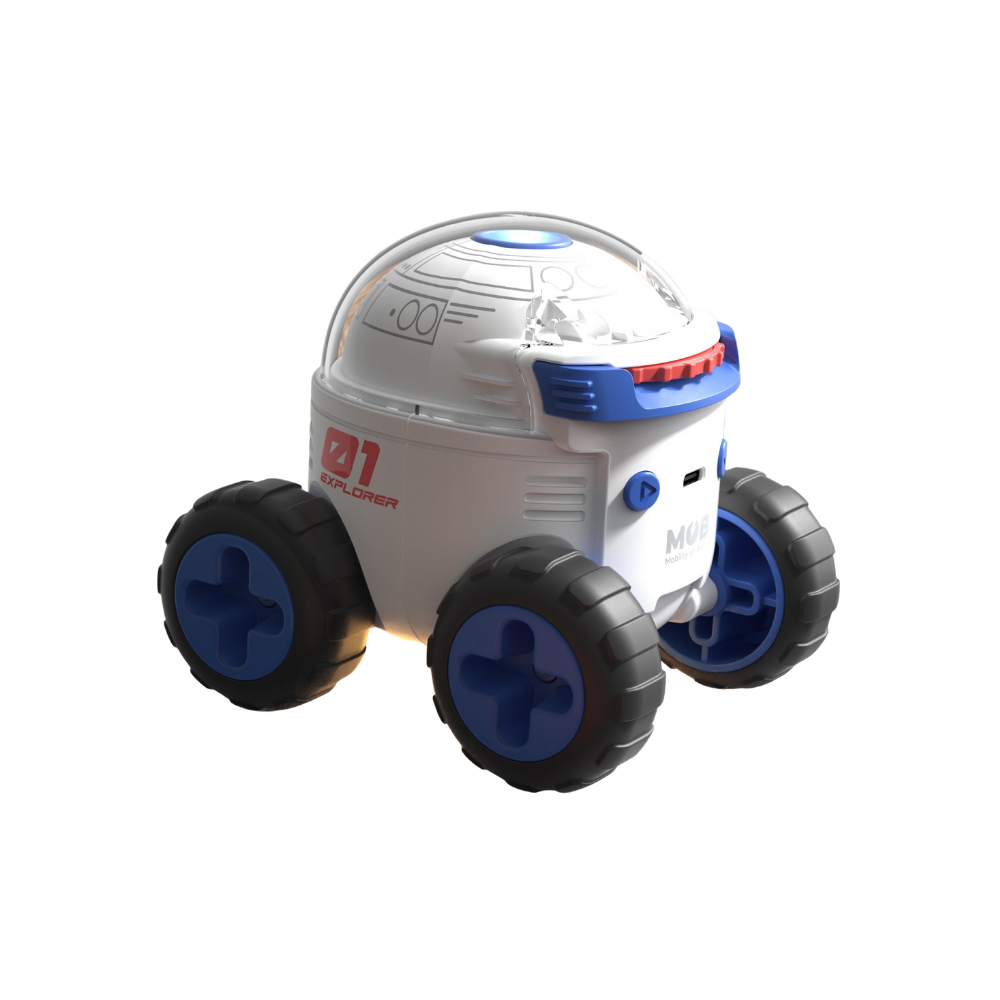 Mob Uzay Kaşifi Hikaye Projektörü İngilizce ve Fransızca Kitapçıklı