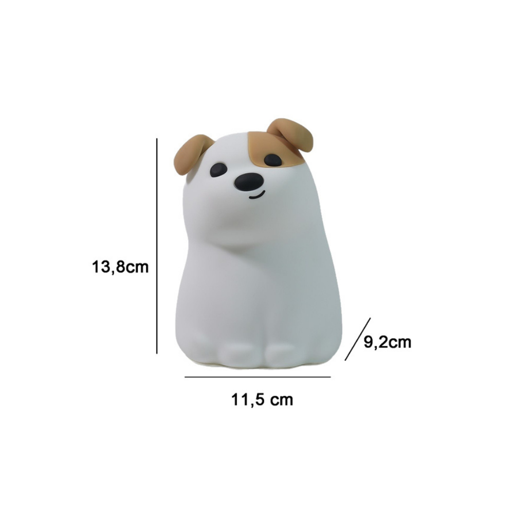 Acornia Sevimli Köpek Şarjlı Gece Lambası