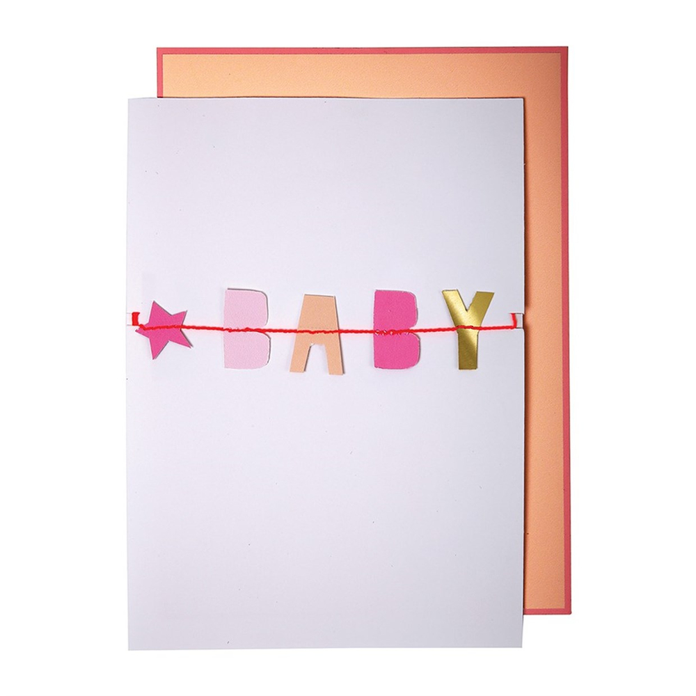 Baby Baby Asılan Tebrik Kartı