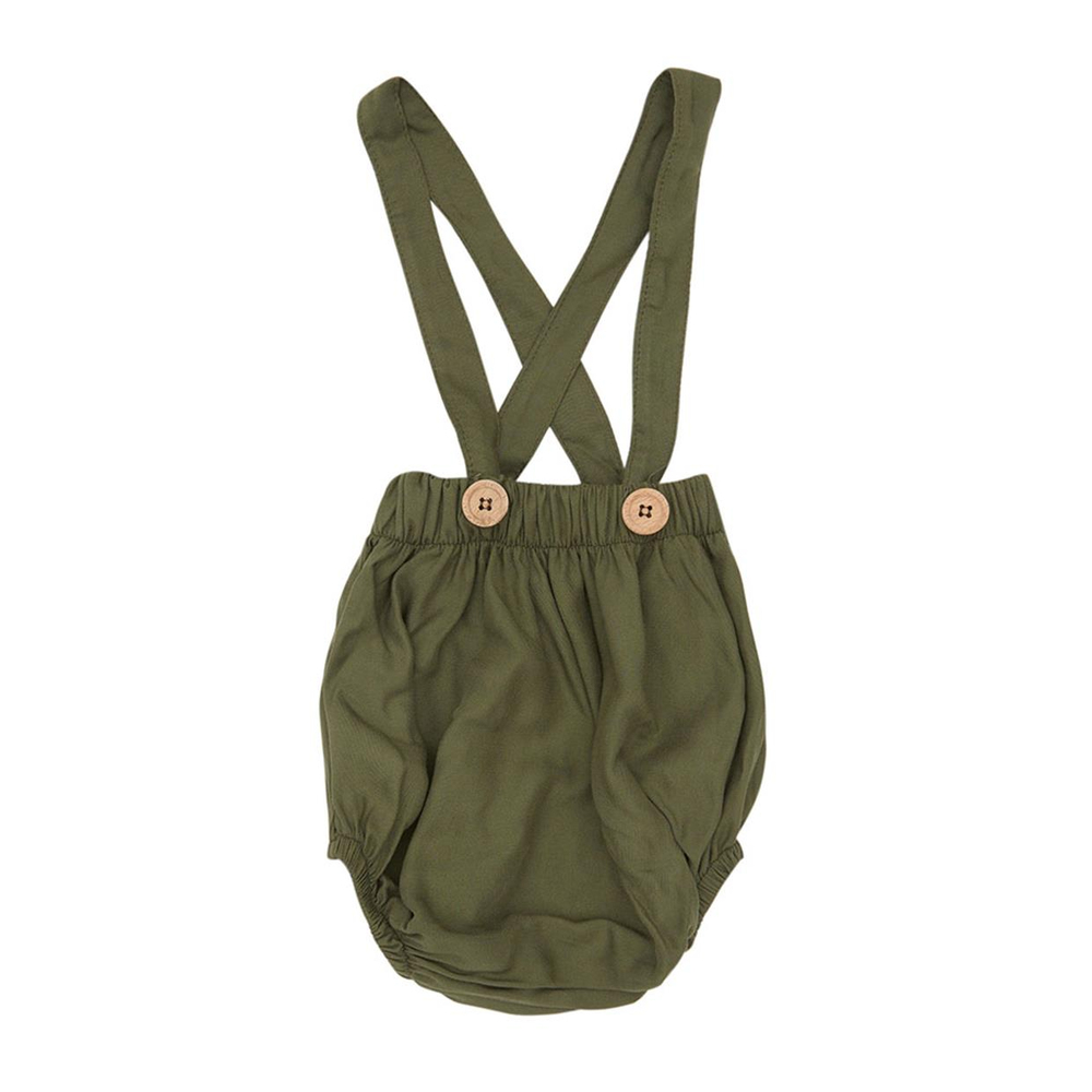 Baby Joko Unisex Bebek Haki Rengi Keten Tulum