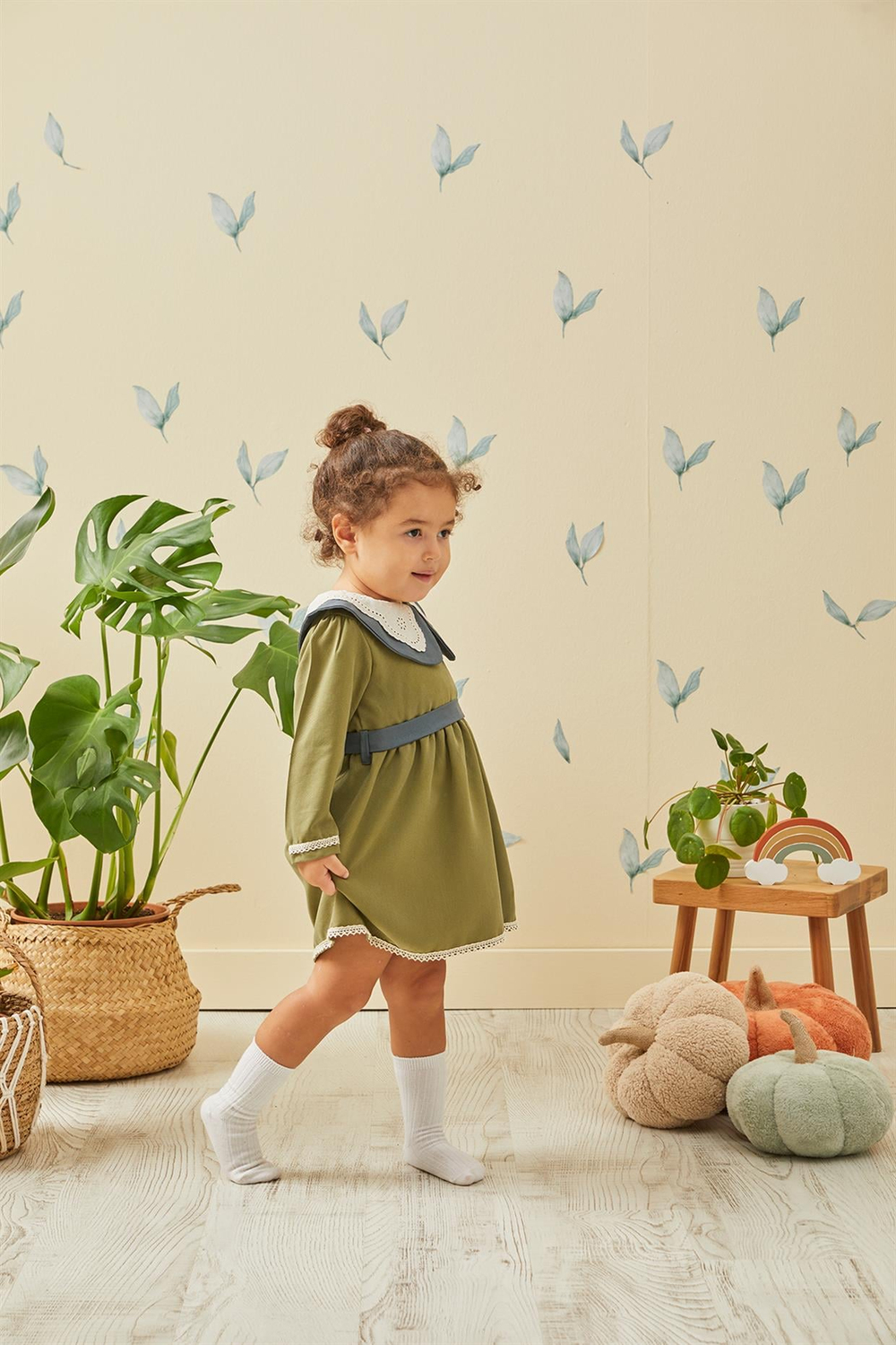 Baby Joko Yeşil Renkli Moana Elbise