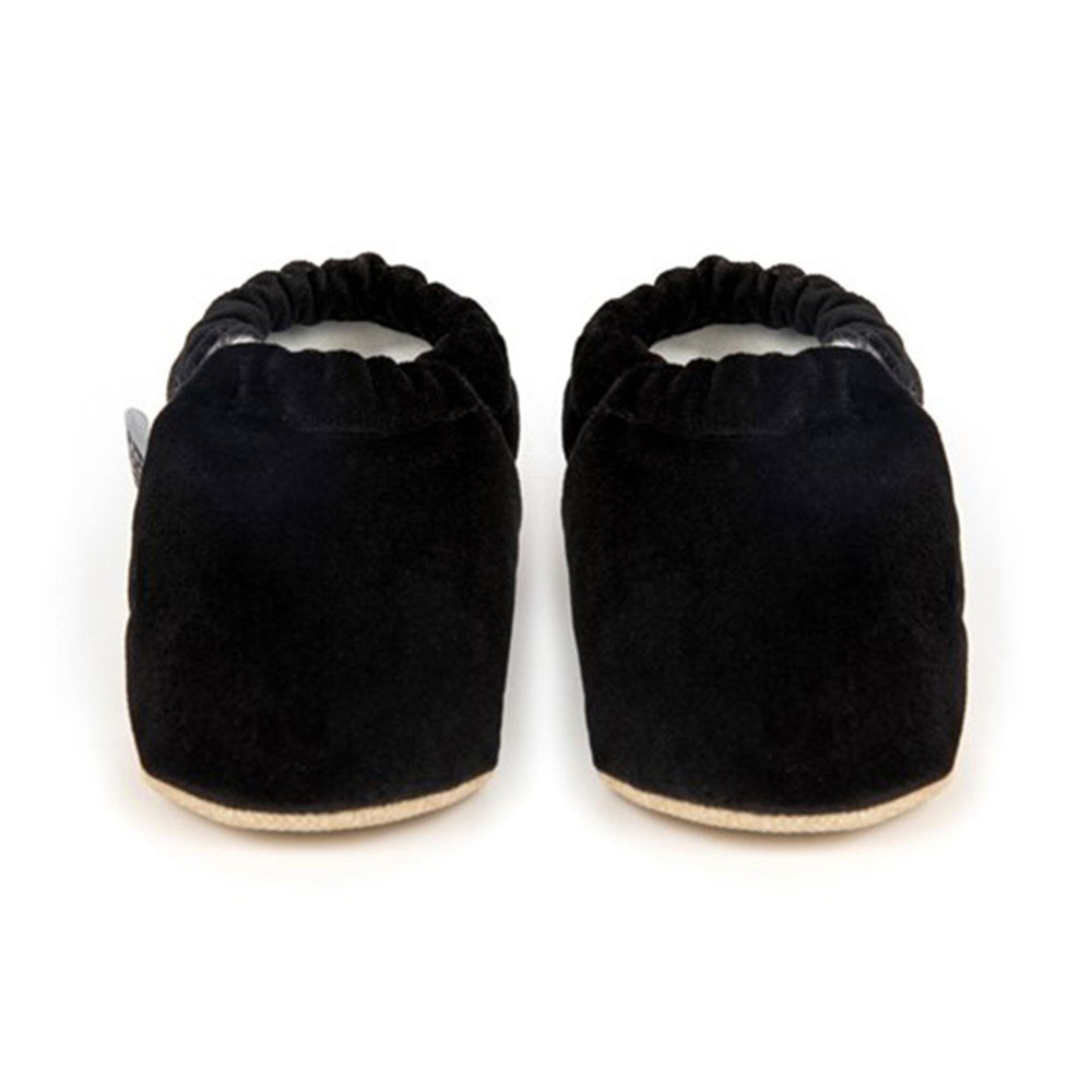 Baby on the Go Black Velvet Patik