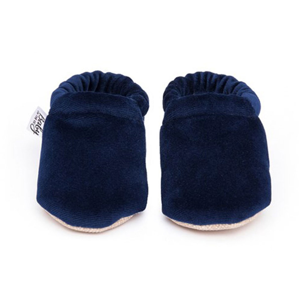 Baby on the Go Blue Velvet Patik
