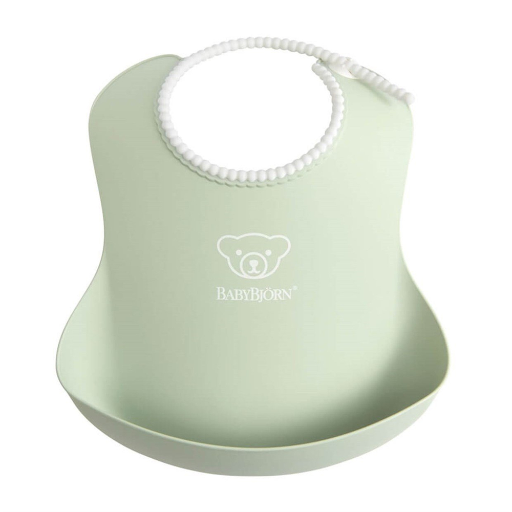 BabyBjörn 2´li Yumuşak Plastik Mama Önlüğü Powder Green / Pink