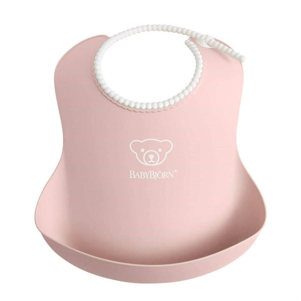 BabyBjörn 2´li Yumuşak Plastik Mama Önlüğü Powder Green / Pink