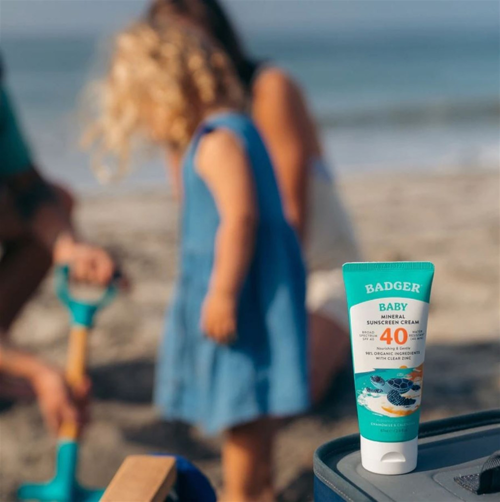 Badger Mineral Filtreli Bebek Güneş Kremi SPF 40